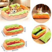 Cargar imagen en el visor de la galería, Cama con Forma de Perrito Caliente – Divertida y Acogedora para Gatos y Perros
