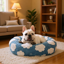 Cargar imagen en el visor de la galería, Cama Redonda Todo Terreno para Perros y Gatos – Confort en Todas las Estaciones
