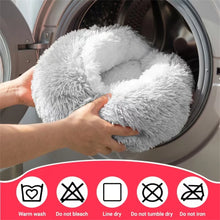 Cargar imagen en el visor de la galería, Cama Semiabierta con Forma de Concha – Nido Cálido para Gatos y Perros Pequeños
