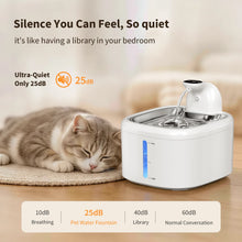 Cargar imagen en el visor de la galería, Fuente de Agua para Gatos Inalámbrica 3.5L – Sensor de Movimiento y Batería 4000mAh

