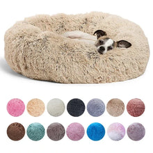 Cargar imagen en el visor de la galería, Cama Redonda para Perros y Gatos – 6 Tallas, Ultra Suave y Antideslizante
