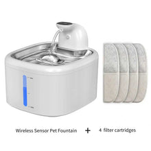 Cargar imagen en el visor de la galería, Fuente de Agua para Gatos Inalámbrica 3.5L – Sensor de Movimiento y Batería 4000mAh
