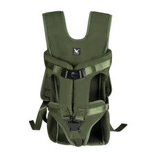 Cargar imagen en el visor de la galería, Mochila Frontal Portamascotas para Perros y Gatos – Transpirable, Impermeable y Ajustable
