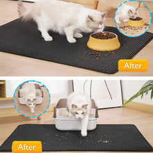 Cargar imagen en el visor de la galería, Alfombra Atrapa Arena para Gatos – Doble Capa Impermeable y Antideslizante
