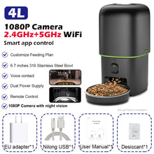Cargar imagen en el visor de la galería, Comedero Automático para Mascotas con Cámara WiFi – Control desde el Móvil
