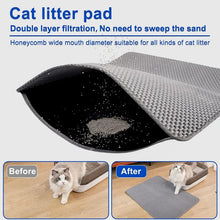 Cargar imagen en el visor de la galería, Alfombra Atrapa Arena para Gatos – Doble Capa Impermeable y Antideslizante
