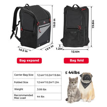 Cargar imagen en el visor de la galería, Mochila Transportín para Moto – Bolsa para Perros y Gatos hasta 9 kg
