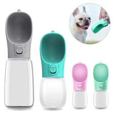 Cargar imagen en el visor de la galería, Botella de Agua Portátil para Perros – Bebedero de Viaje para Mascotas
