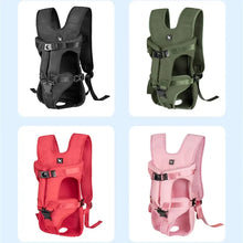Cargar imagen en el visor de la galería, Mochila Frontal Portamascotas para Perros y Gatos – Transpirable, Impermeable y Ajustable
