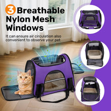 Cargar imagen en el visor de la galería, Transportín Plegable para Perros y Gatos – Aprobado por Aerolíneas

