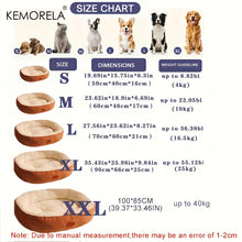 Cargar imagen en el visor de la galería, Cama Ovalada Acogedora – Felpa Gruesa para Gatos y Perros Pequeños
