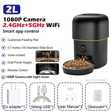 Cargar imagen en el visor de la galería, Comedero Automático para Mascotas con Cámara WiFi – Control desde el Móvil
