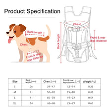Cargar imagen en el visor de la galería, Mochila Frontal Portamascotas para Perros y Gatos – Transpirable, Impermeable y Ajustable
